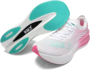 New Carbon Plate Running Shoes for Men Breathable Cushioning Sports Non-Slip PB Lightweight Rebound Road Sneakers