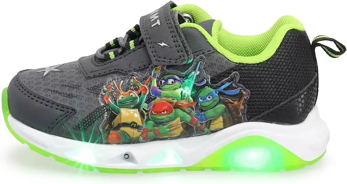 Nickelodeon Boy's Ninja Turtles Lighted Sneakers (Toddler/Little Kid)