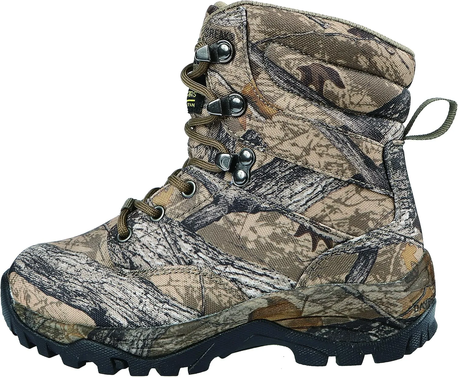 Northside Crossite Boots for Kids | Boys Waterproof Camo Hunting Boots | Insulated, Padded Collar | Mid-Calf | Cushioned EVA Insole | Rubber Traction Outsole - Durable Outdoor Footwear
