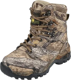 Northside Crossite Boots for Kids | Boys Waterproof Camo Hunting Boots | Insulated, Padded Collar | Mid-Calf | Cushioned EVA Insole | Rubber Traction Outsole - Durable Outdoor Footwear