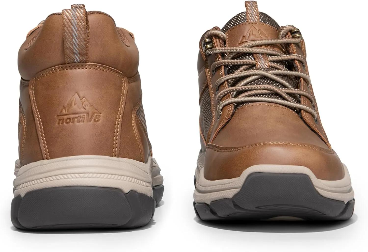 NORTIV 8 Men's Hiking Boots Lightweight Fashion Casual Chukka Ankle Boots Elevation