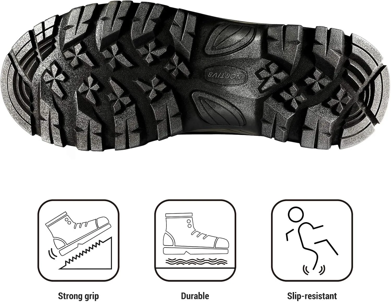 NORTIV 8 Men's Insulated Waterproof Construction Hiking Winter Snow Boots