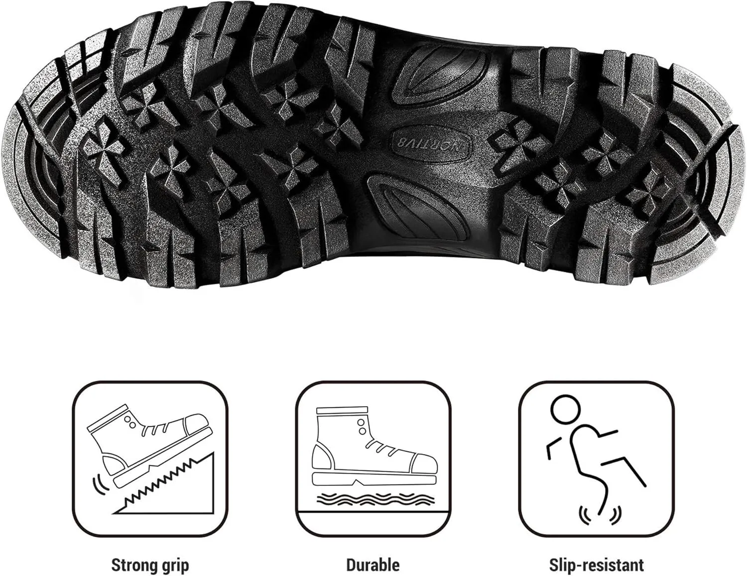 NORTIV 8 Men's Insulated Waterproof Construction Hiking Winter Snow Boots