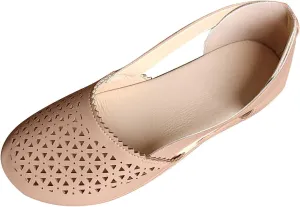 oiangi Womens Closed Toe Flat Sandals Summer Casual Loophole Mesh Hollow Platform Shoes Solid Color Comfortable Breathable Outdoor Sandalias Slipper