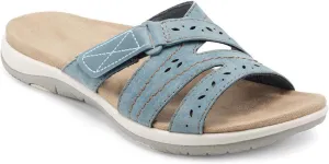 Open Toe Wedge Low Heels Sandals for Women Summer Casual Comfortable Slip On Slippers Arch Support Outdoor Beach Shoes