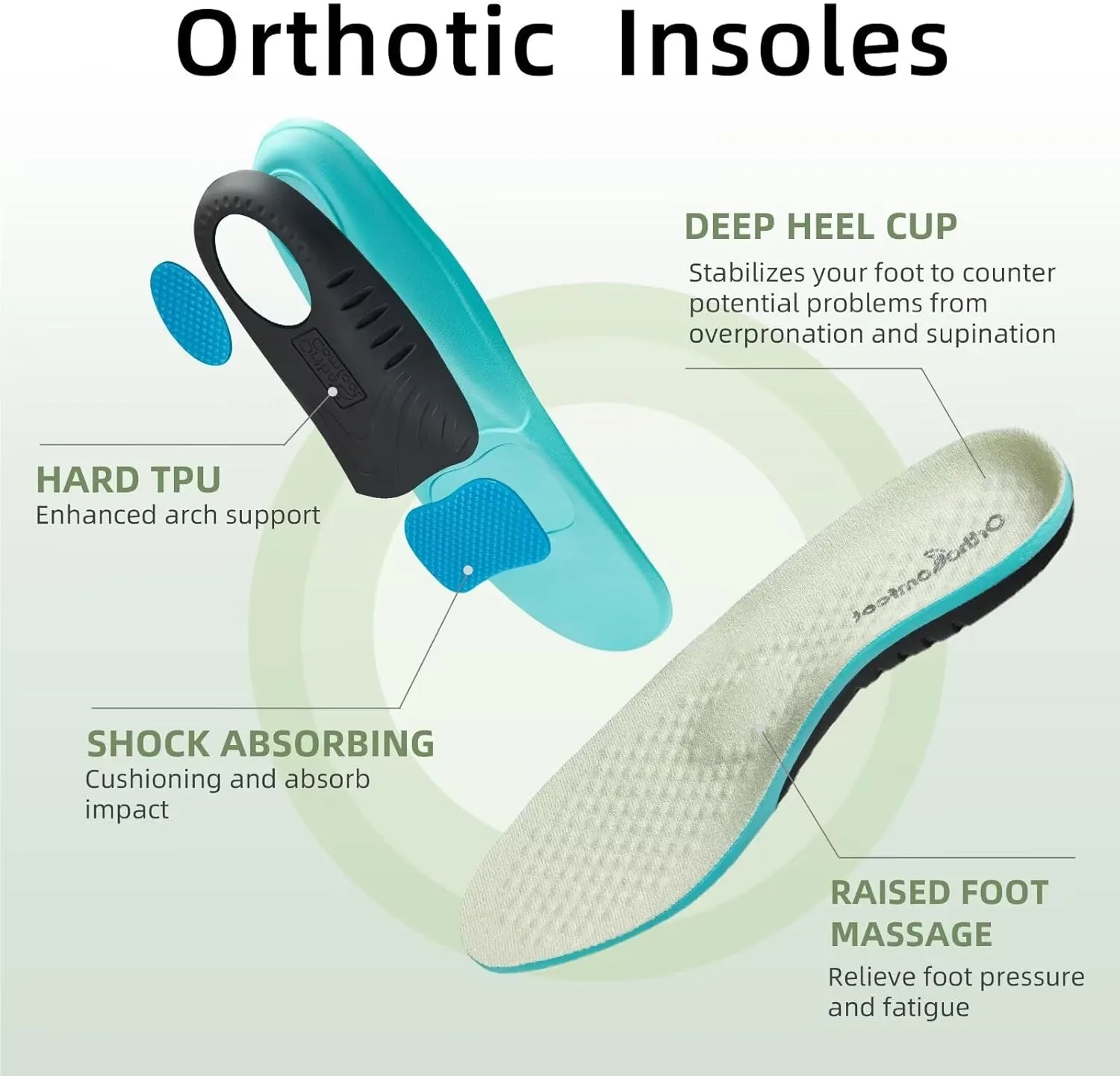 OrthoComfoot Women's Orthopedic Slip-On Loafers Walking Shoes: Comfortable Arch Suppor Slippers for Plantar Fasciitis, Casual Soft Orthotic Shoes for Foot and Heel Pain Relief