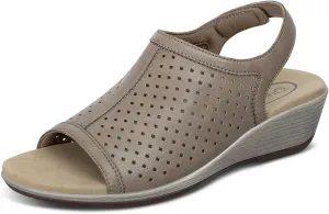 Orthofeet Women's Orthopedic Leather Hazel Sandals
