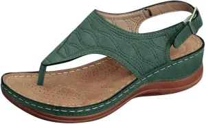 Orthopedic Flip Flops for Women with Arch Support Recovery Sandals Comfortable Walking Shoes Summer Beach Casual Lightweight Yoga Mat Cushion Thong Sandals