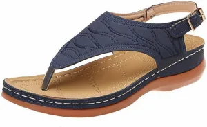 Orthopedic Sandals for Women Sandals Closed Toe Wedge Shoes Dressy Summer Beach Slides Walking Flip Flops for Women Ankle Strap Slip On Platform Sandals Comfortable Womens Orthopedic Sandal