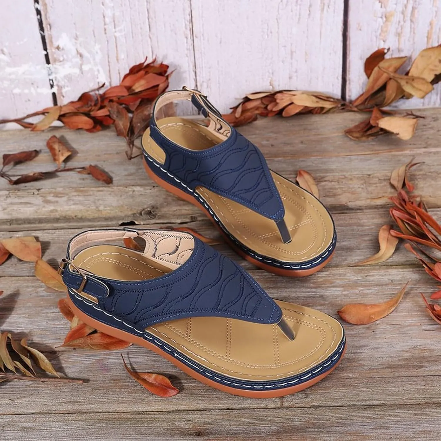 Orthopedic Sandals for Women Sandals Closed Toe Wedge Shoes Dressy Summer Beach Slides Walking Flip Flops for Women Ankle Strap Slip On Platform Sandals Comfortable Womens Orthopedic Sandal