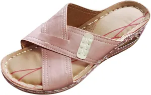 Orthopedic Sandals for Women Wide Width Comfortable Orthotic Recovery Sandals Thick Cushion Walking Platform Non Slip Sole Summer Summer Flip Flops for Women