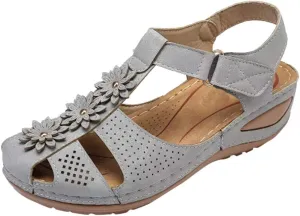 Orthopedic Sandals for Women Wide Width Flip Flops Beach Wedge Womens Wedge Sandal Comfortable Closed Toe Arch Support Womans Slides Orthopedic Shoes Summer Dressy Dressy Orthotic Shoe