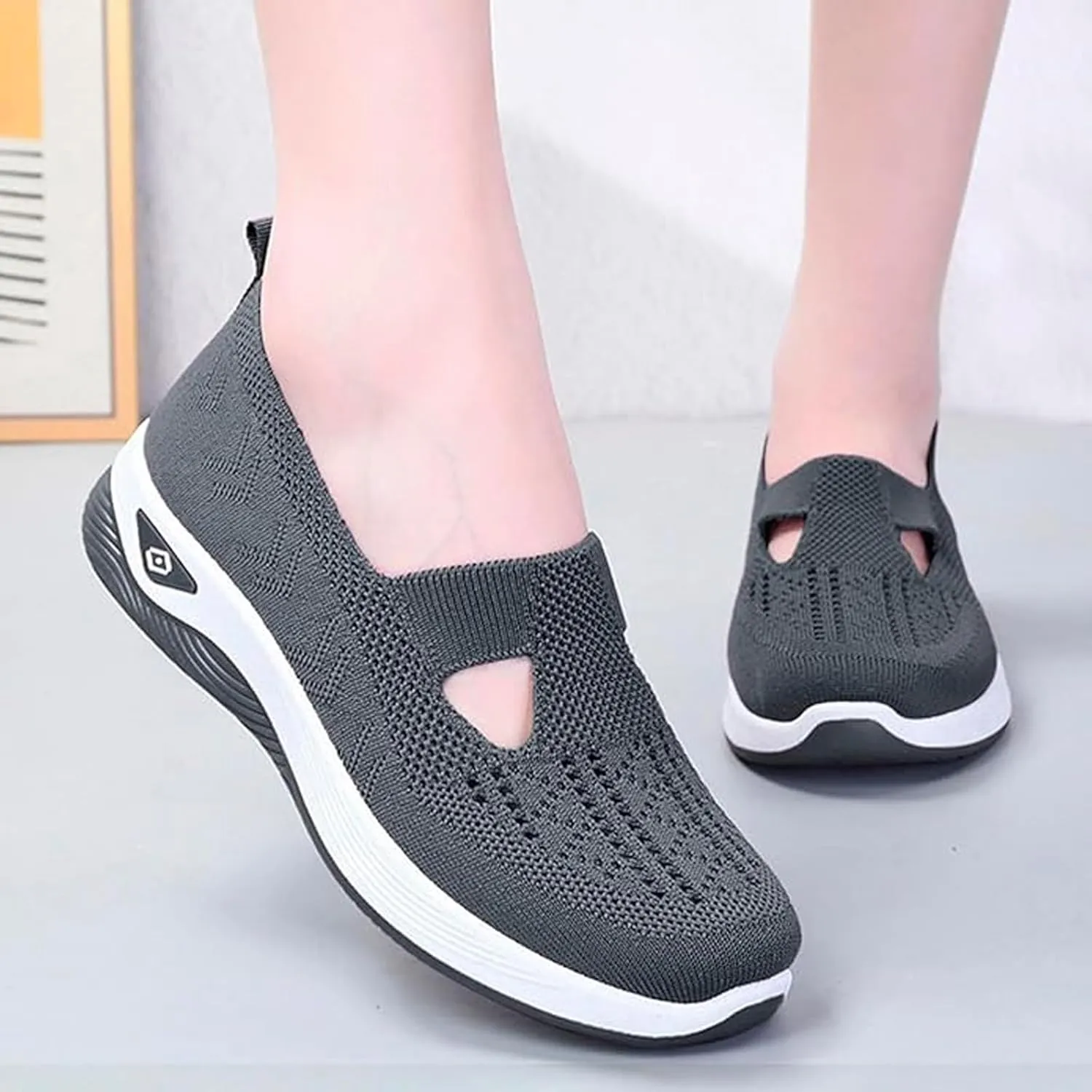 Orthopedic Shoes for Women, Zapatos Ortopédicos para Mujer, Orthoture Womens Shoes Breathable Soft Comfort Wear Shoes