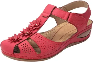 Orthopedic Slides for Women with Arch Support Summer Sandals Comfortable Walking Shoes Lightweight Adjustable Straps Beach Casual Outdoor Recovery Footwear