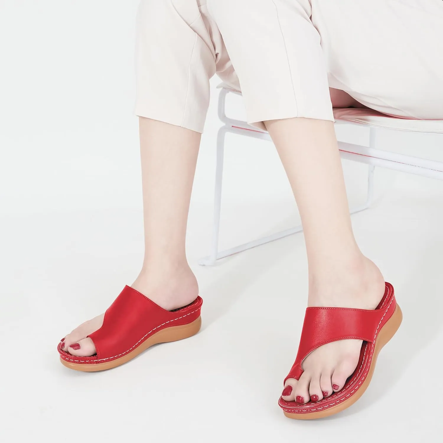 Orthopedic Wedge Sandals for Women: Comfortable Dressy Summer Sandals Women Comfortable Casual Walking Wedges Platform