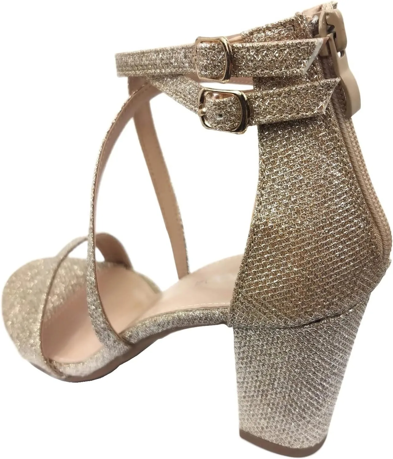 Over The Toe Cross Strap Block Heel Open Toe Dress Sandal