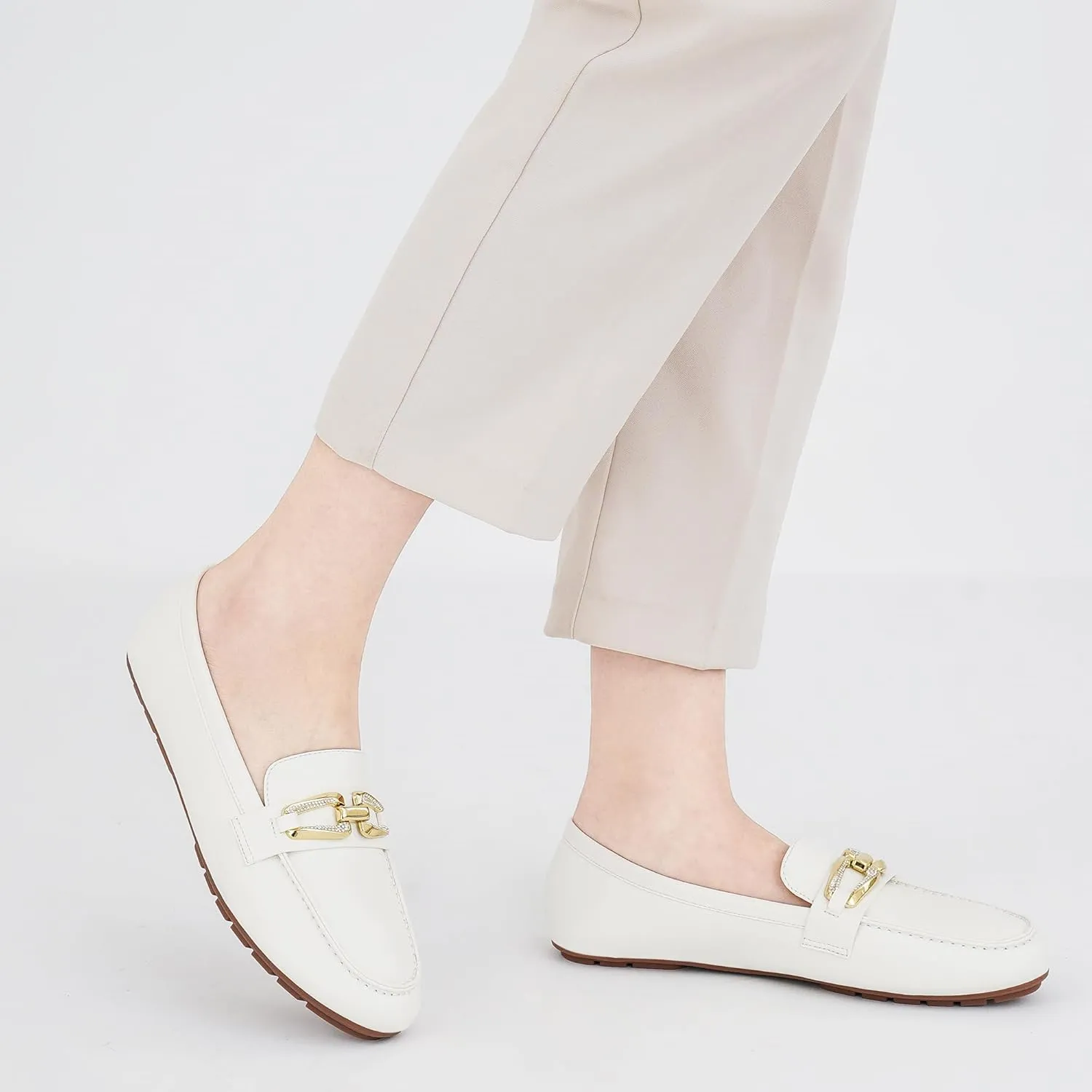 Penny Loafers for Women Comfortable: Dress Casual Slip On Business Flats for Work - Fashion Dressy Walking Loafer