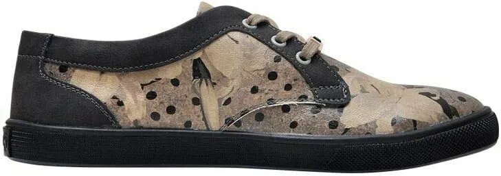 Personalize Your Life Cord - Lace Up Printed Women Sneakers - Chic, Elegant and Casual Style - Vegan, Environmentally Friendly and Handmade - Breathable Design