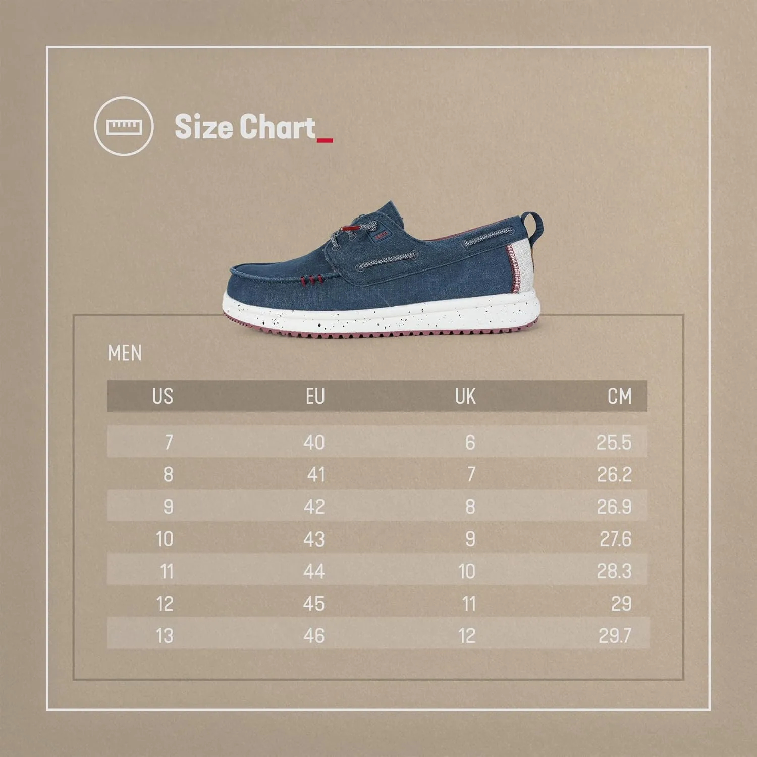 PITAS Byron Men’s Boat Shoes | Lightweight Slip-On Loafers | Ultra-Comfortable Casual Shoes for Men | Navy