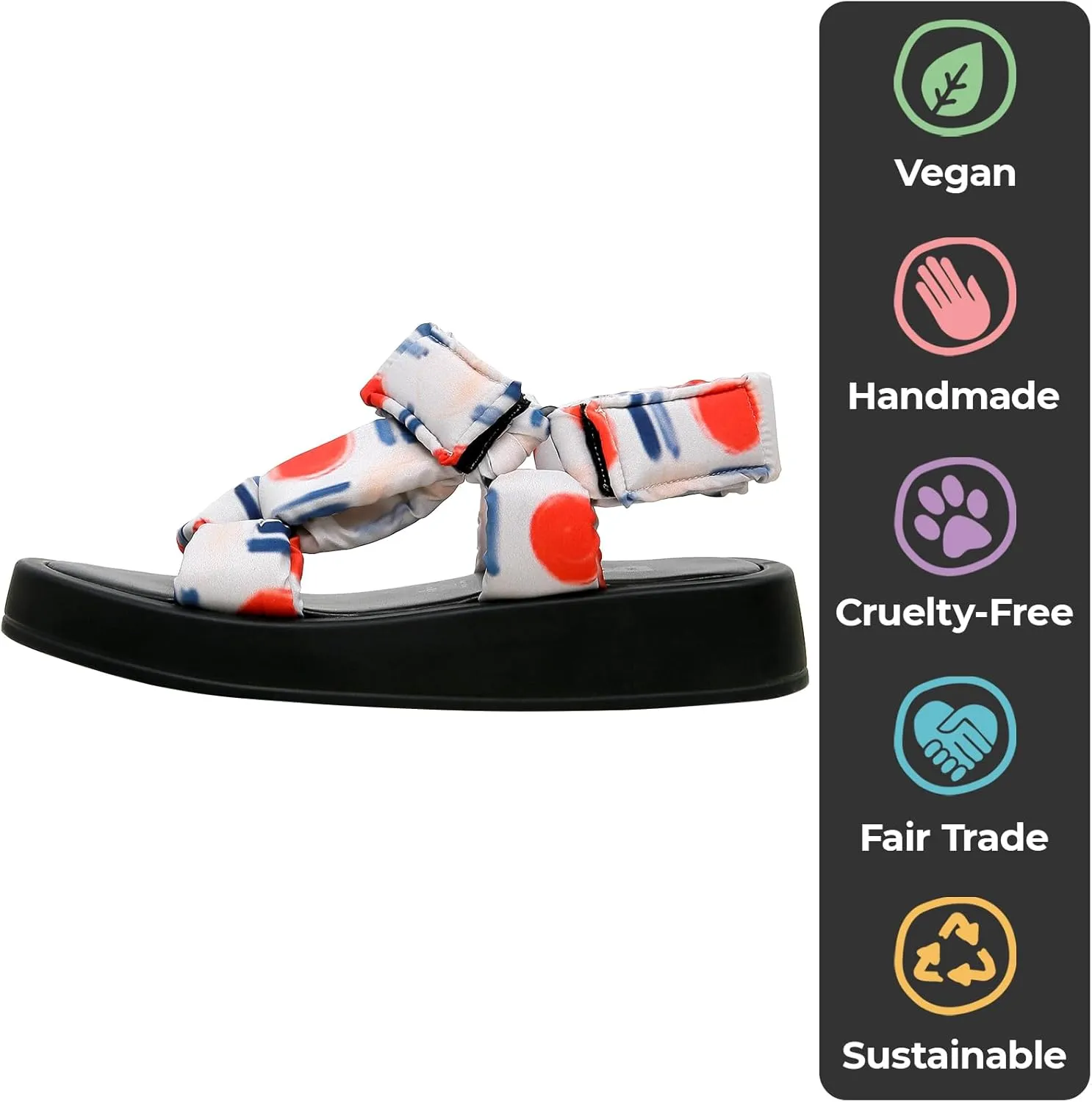 Platform Sandals Women - Vegan and Handmade Summer Sandals for Women