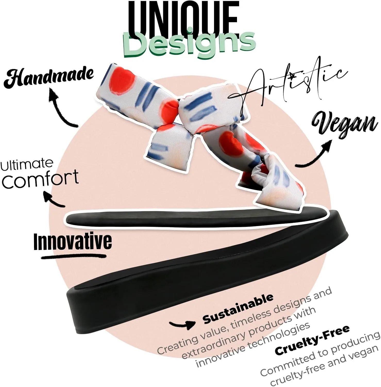Platform Sandals Women - Vegan and Handmade Summer Sandals for Women