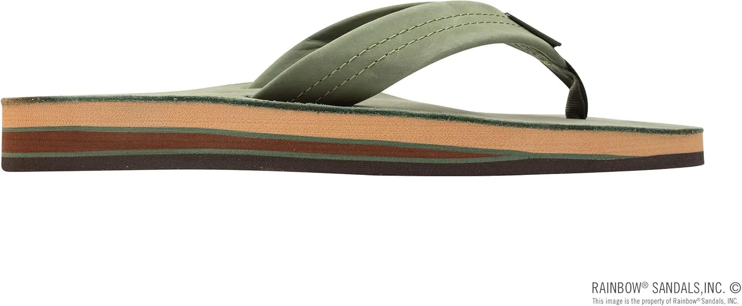 Rainbow Sandals Men's Limited Edition - Double Layer Wide Strap w/Custom Colors