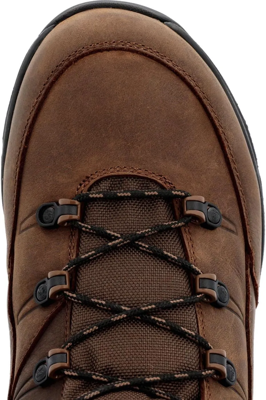 ROCKY Mens Grizzly Insulated Round Toe Lace Up Casual Boots Mid Calf - Brown