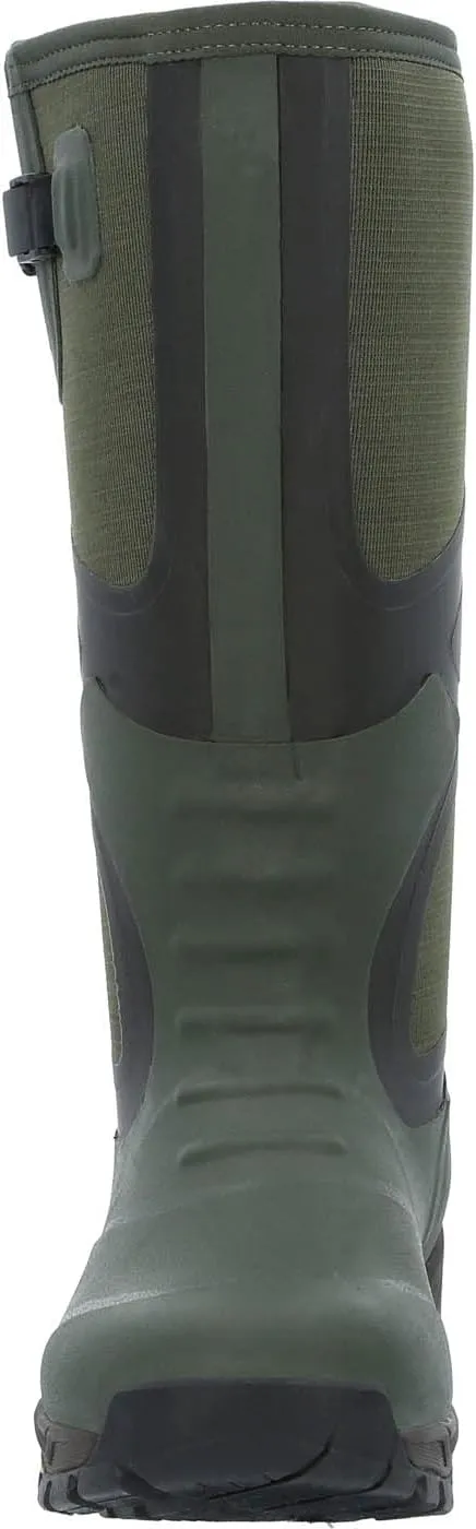 ROCKY Mens Xrb 1000G Insulated Waterproof Rubber Rain Casual Boots Knee High - Green