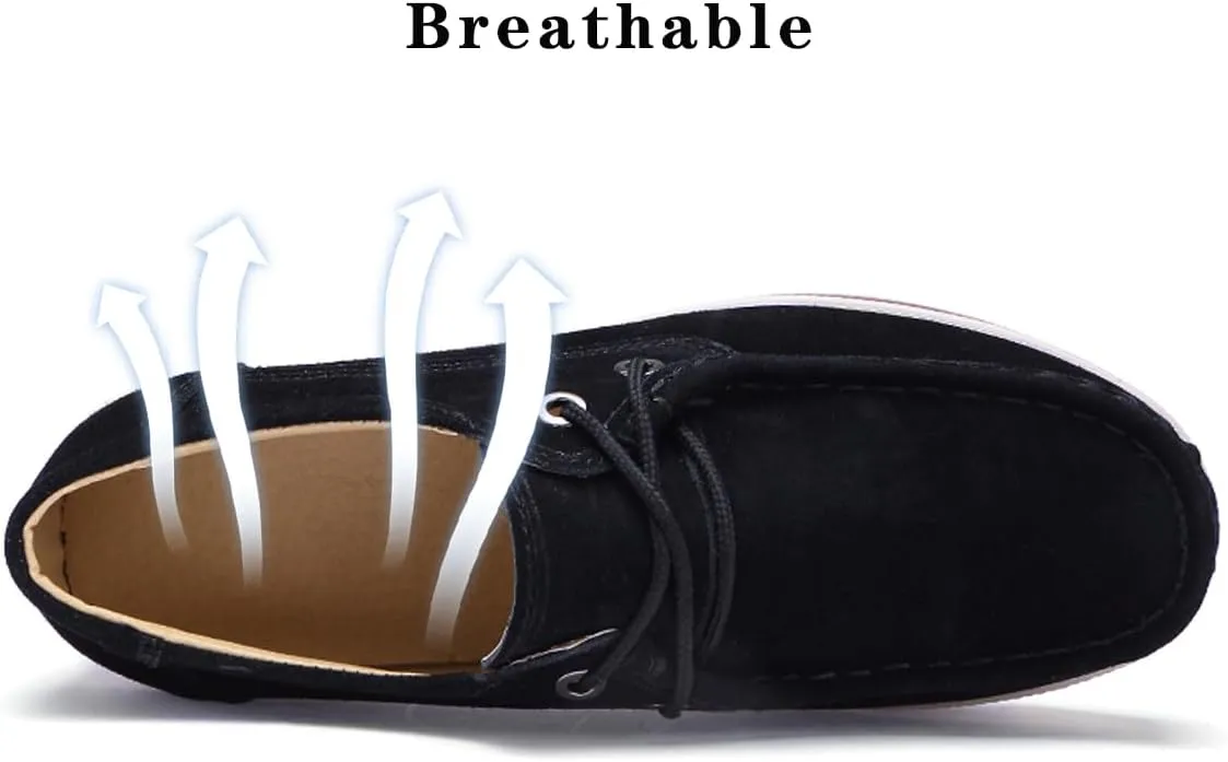 Ruiatoo Womens Slip on Loafers Comfortable Thick Soft Platform Shoes Business Casual Walking Shoes