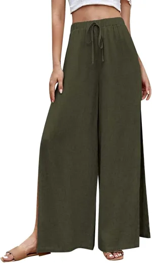 s Pants for Women Pants for Women Leg Pants Plus Size Casual Pants Women's Linen Linen Clothes