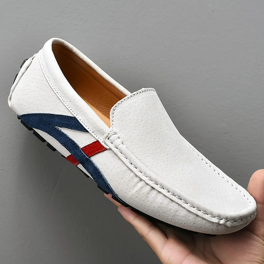 Santimon Men's Driving Shoes Loafers Moccasin Slip-On Boat Shoes for Men