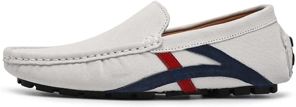 Santimon Men's Driving Shoes Loafers Moccasin Slip-On Boat Shoes for Men