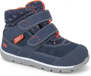See Kai Run, Atlas II Waterproof Insulated Boots for Kids, Navy/Red, Toddler 4