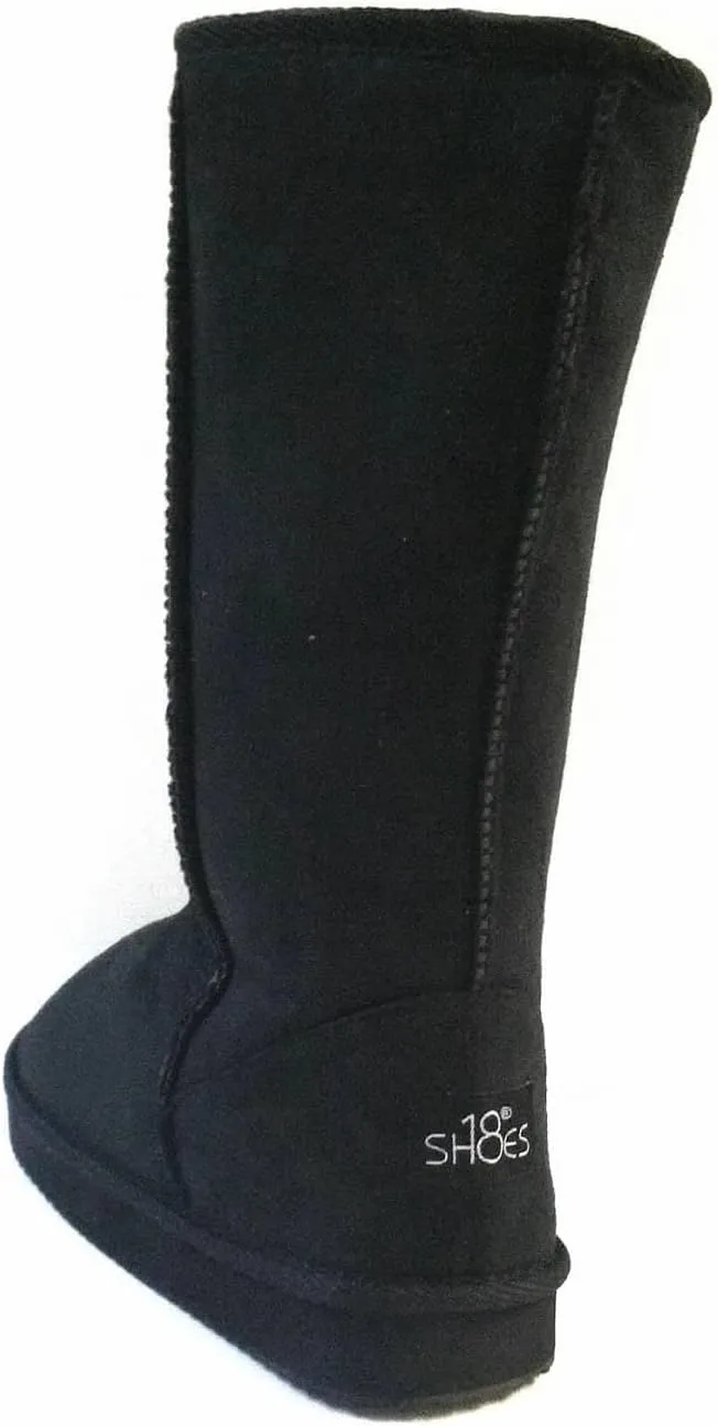 Shoes8teen Genuine Australia Faux Fur Winter Boots for Women, Water Resistance Furry Women Boots
