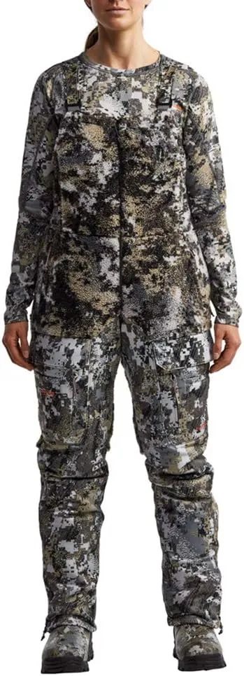 Sitka Women's Hunting Camo Windproof Insulated Fanatic Bib