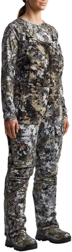 Sitka Women's Hunting Camo Windproof Insulated Fanatic Bib