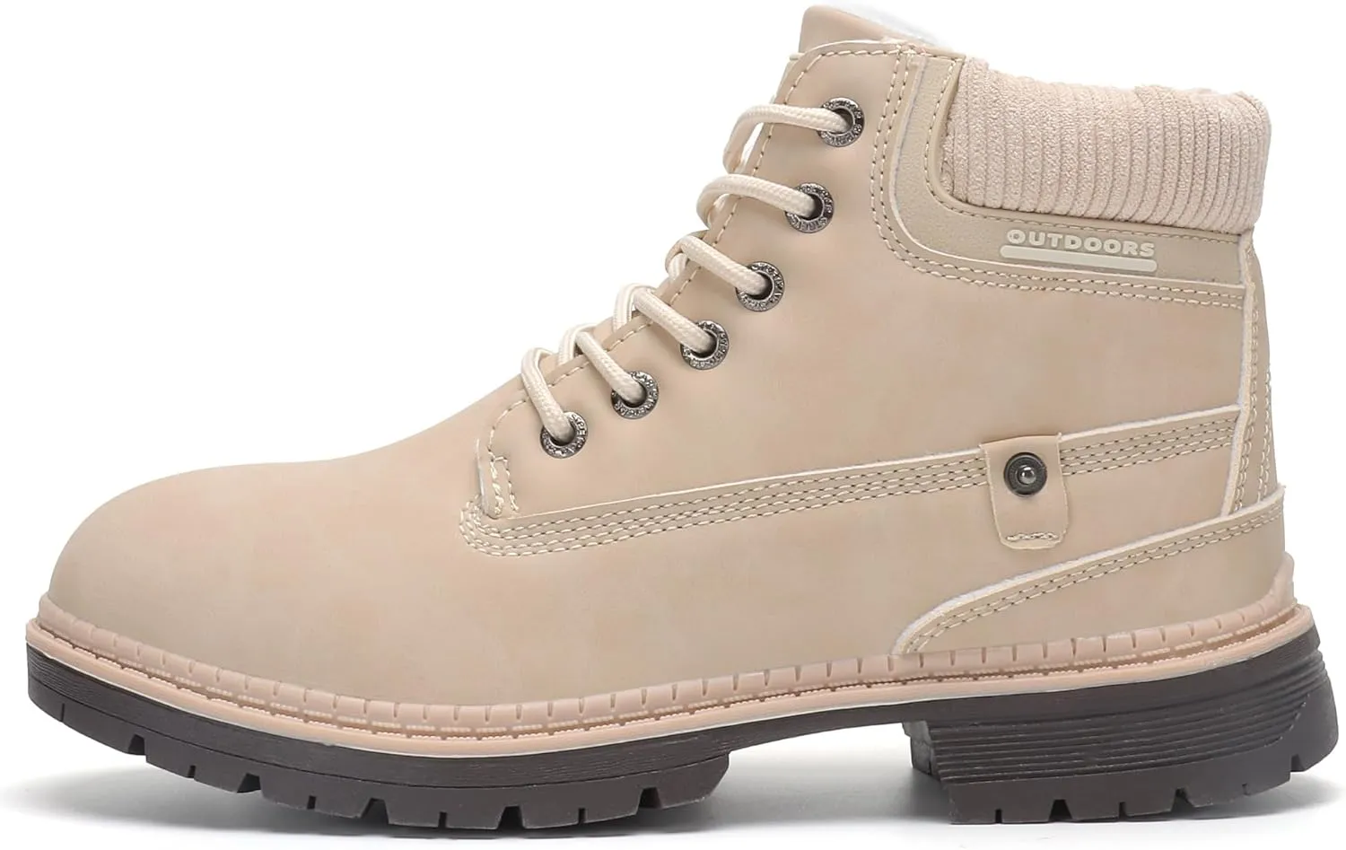 SKDOIUL Women Snow Boots Insulated Waterproof Outdoor Hiking Boots Leather