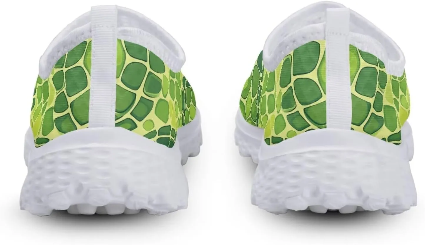 Slip On Walking Shoes for Womens Breathable Running Tennis Sneakers Comfort Anti-Slip Athletic Shoe for Travel Size 5.5-11.5 White Sole