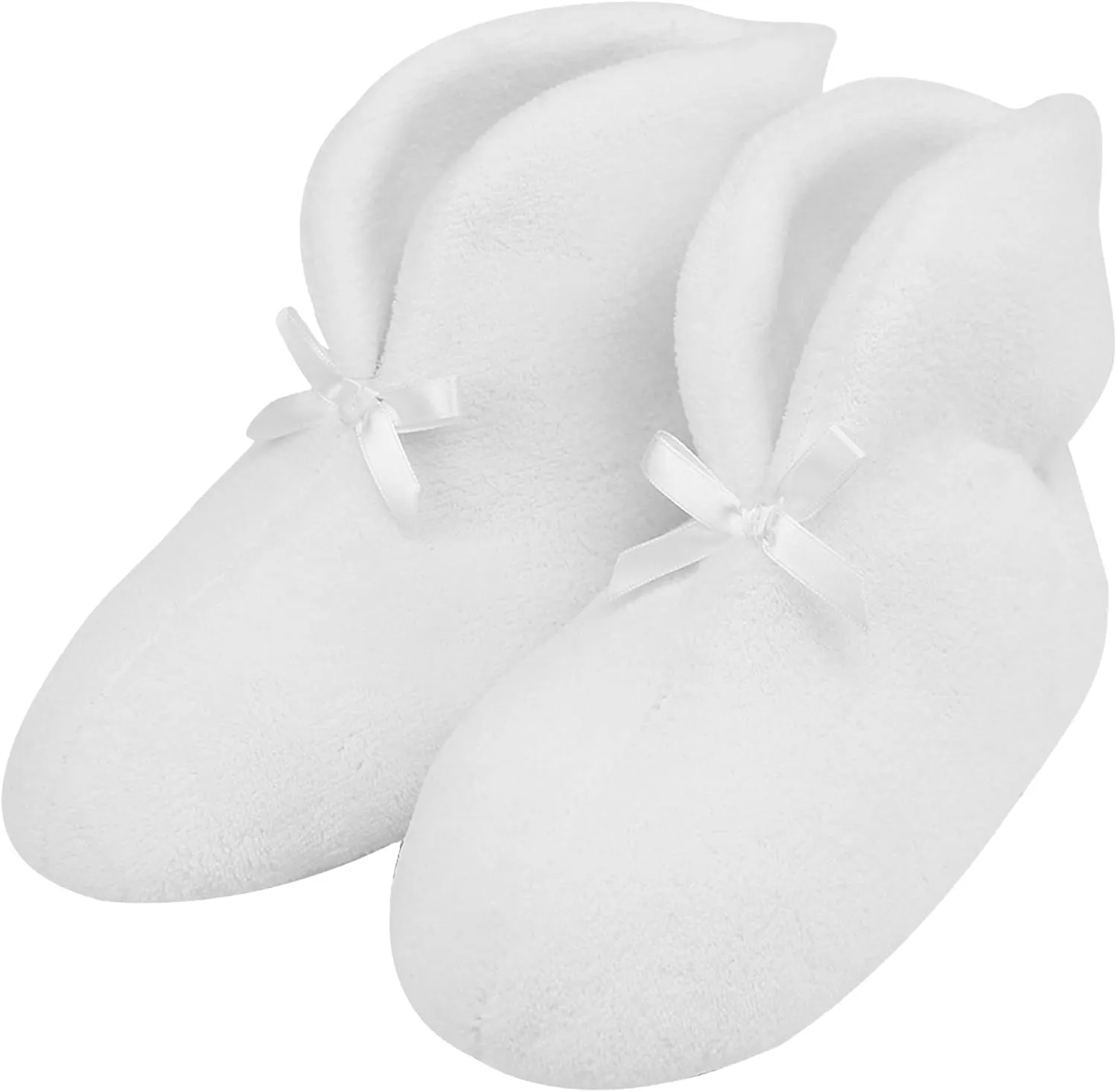 Slipper Boots for Women Non-Slip Warm Plush Lining House Shoes Coral Velvet Indoor Winter Bootie Slippers