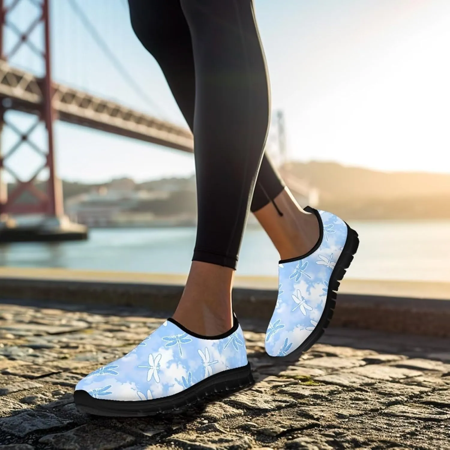 Sneakers for Women Casual Flat Low Top Loafers Running Shoes Breathable Soft Lightweight Outdoor Walking Sneaker for Women US 5.5-11.5