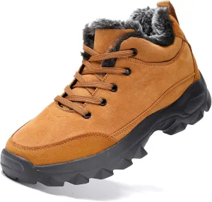 SNEKARMIN Men Snow Boots Outdoor Shoes For Male Thick Sole Sneakers for Men Winter Shoes Botines Tenis Keep Warm Fluff Mens Ankle Boots
