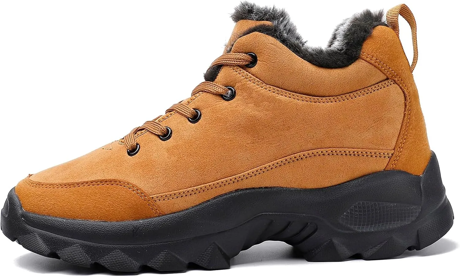 SNEKARMIN Men Snow Boots Outdoor Shoes For Male Thick Sole Sneakers for Men Winter Shoes Botines Tenis Keep Warm Fluff Mens Ankle Boots
