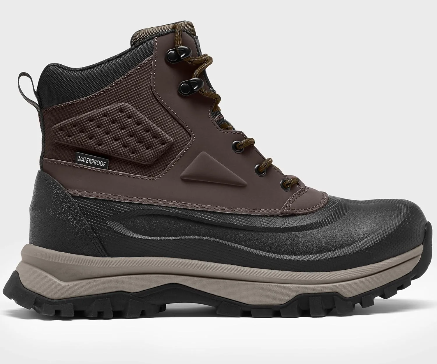 Snow Boots for Men Insulated Waterproof Construction Winter Hiking Boots