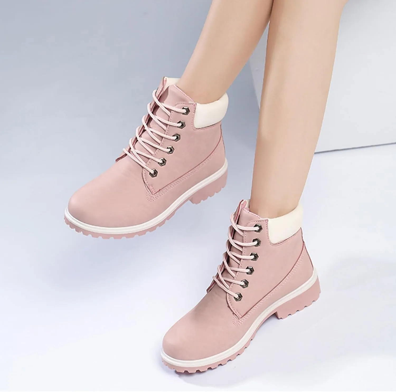 Snow Shoes For Women Cute Winter Boots Women Outdoor Ski Boots Thickening Extra Wide with Boots Women