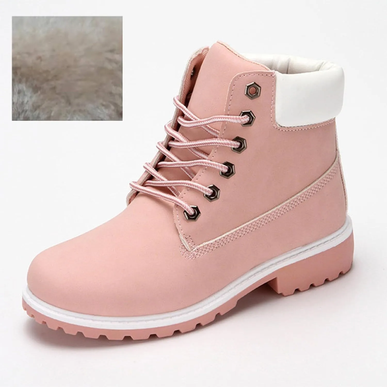 Snow Shoes For Women Cute Winter Boots Women Outdoor Ski Boots Thickening Extra Wide with Boots Women