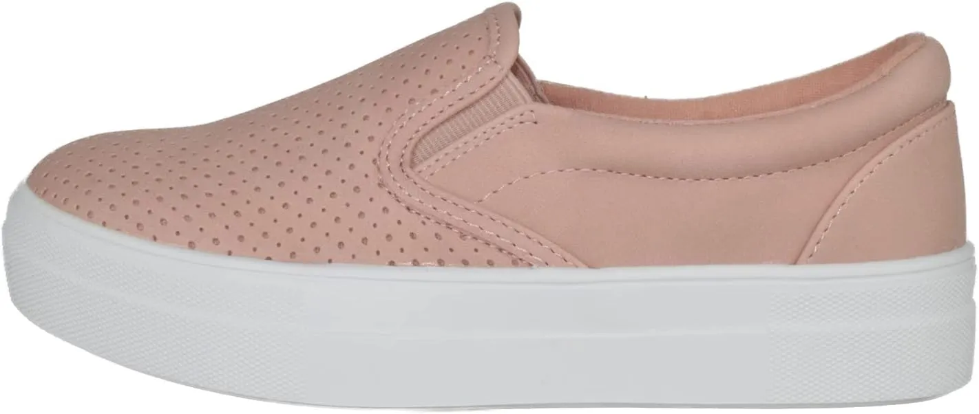 Soda Flat Women Shoes Slip On Loafers Casual Sneakers Memory Foam Insoles Hidden Platform/Flatform Round Toe Croft-G