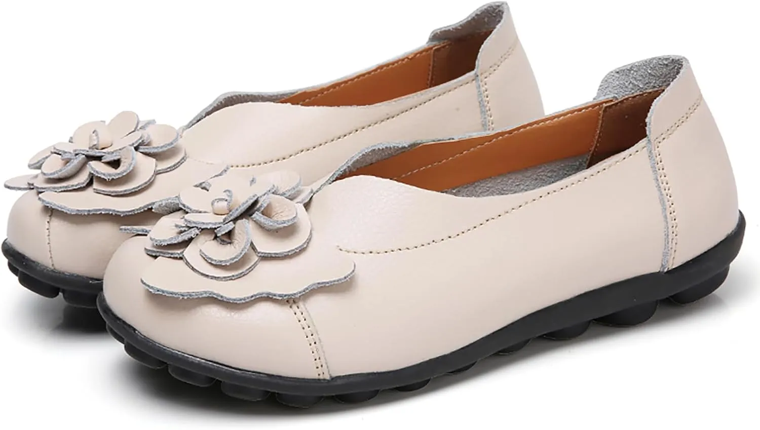 Solaud Women's Comfortable Loafers Soft Slip on Casual Round Toe Moccasins Driving Flats Work Walking Shoes