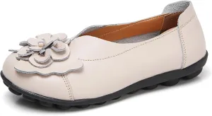 Solaud Women's Comfortable Loafers Soft Slip on Casual Round Toe Moccasins Driving Flats Work Walking Shoes