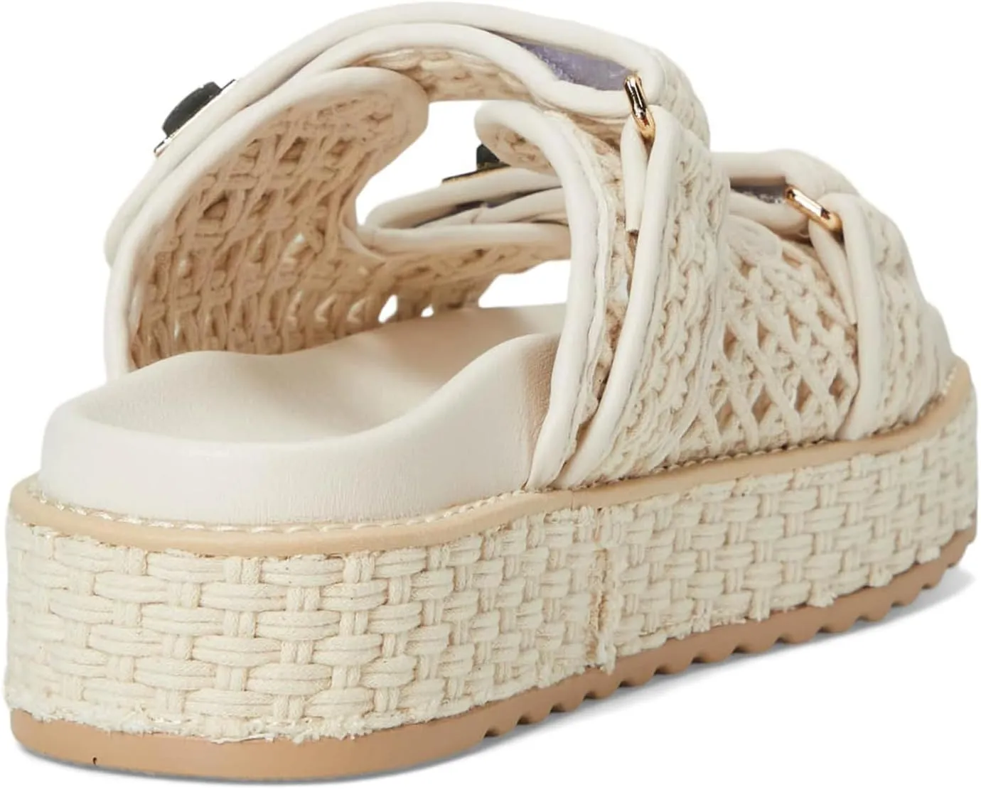 SOVANYOU Platform Sandals for Women Comfortable Summer Beach Sandal Slip on Platform Slides Double Buckle Casual Vacation Shoes