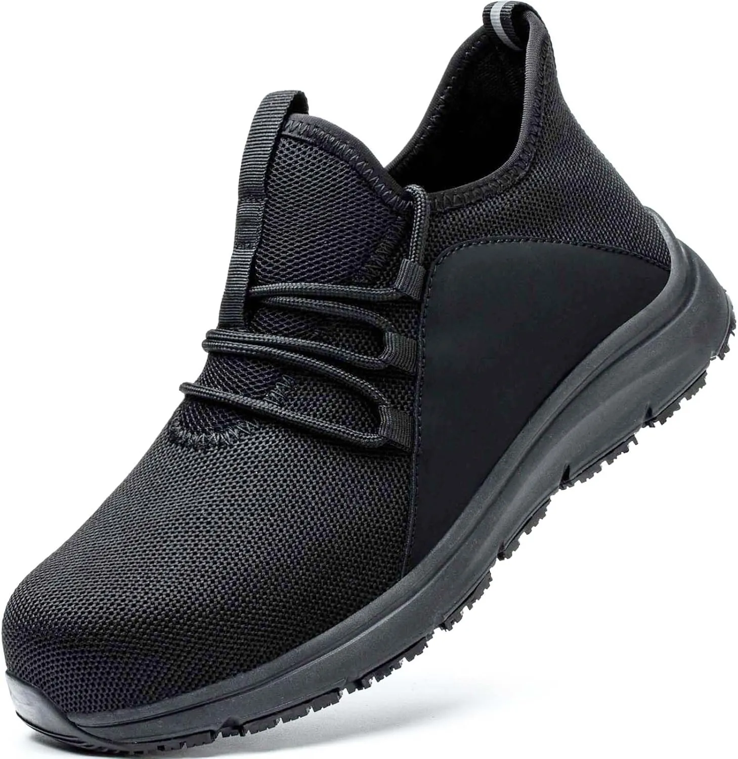 Steel Toe Non Slip Work Shoes for Men Women丨Waterproof Lightweight Safety Sneakers